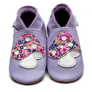Inch Blue Baby Shoes - Toadstool Lilac