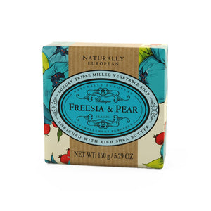 cadeauxwells - Naturally European Freesia & Pear Soap - The Somerset Toiletry Company - Perfumery