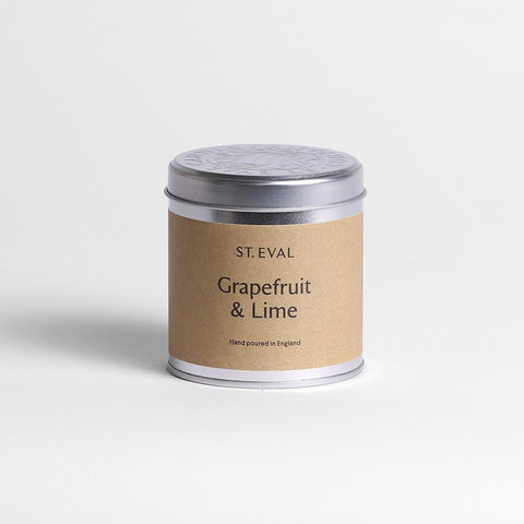 cadeauxwells - Grapefruit and Lime Tin Candle - St Eval Candles - Candles