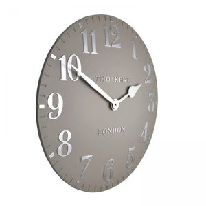 20” Arabic Wall Clock - Cool Mink