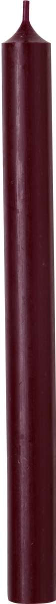 Dark Red Cylinder Candle - 25cm