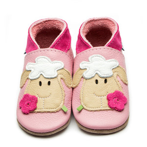 Inch Blue Baby Shoes - Sheep Baby Pink
