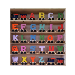 Ryantown Wooden Alphabet Train Letters
