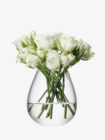 Flower Mini Table Vase Clear