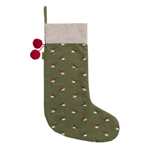 Christmas Stocking - Robins