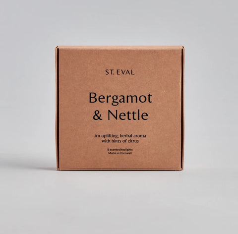 Scented Tealight x 9 - Bergamot & Nettle