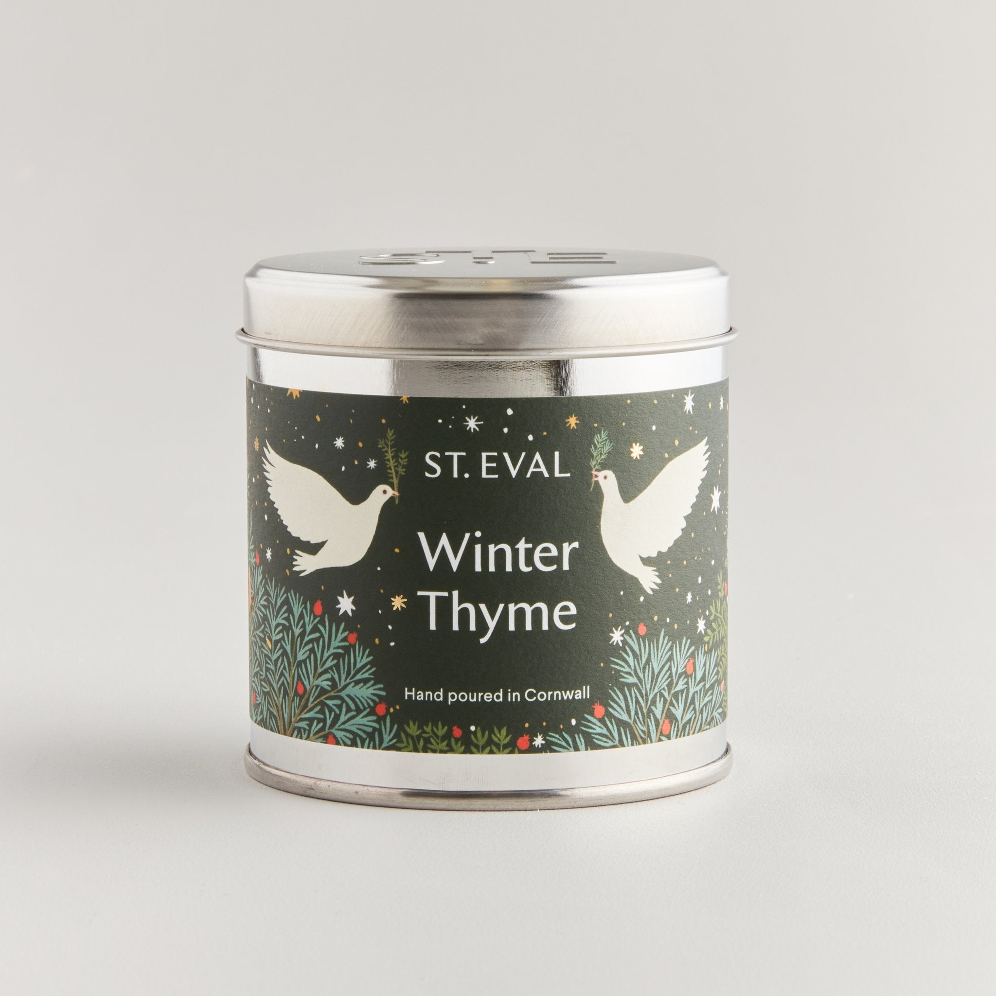 Winter Thyme Tin Candle