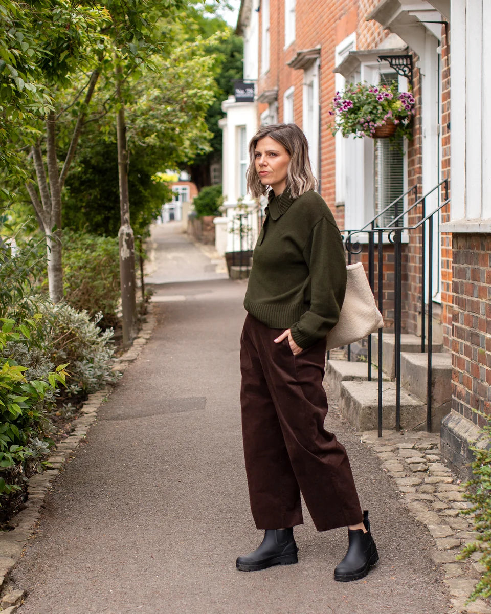 Kelly Trouser in Warm Chocolate - One Size