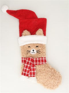 Fabric Stocking - Cat