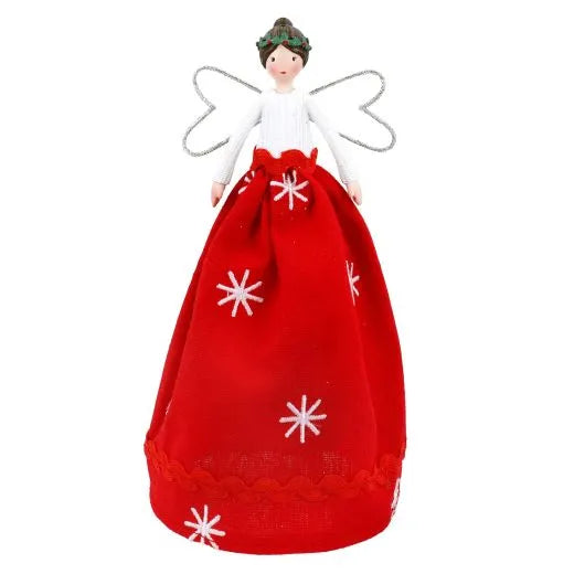 Red / White Scandi Tree Topper
