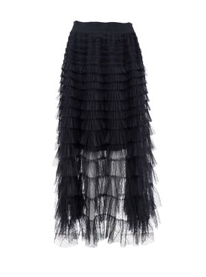 Angelina Mesh Skirt - Black