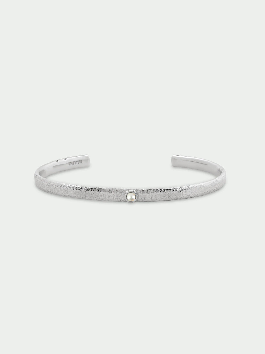 Birthstone Bangle - Freshwater Pearl