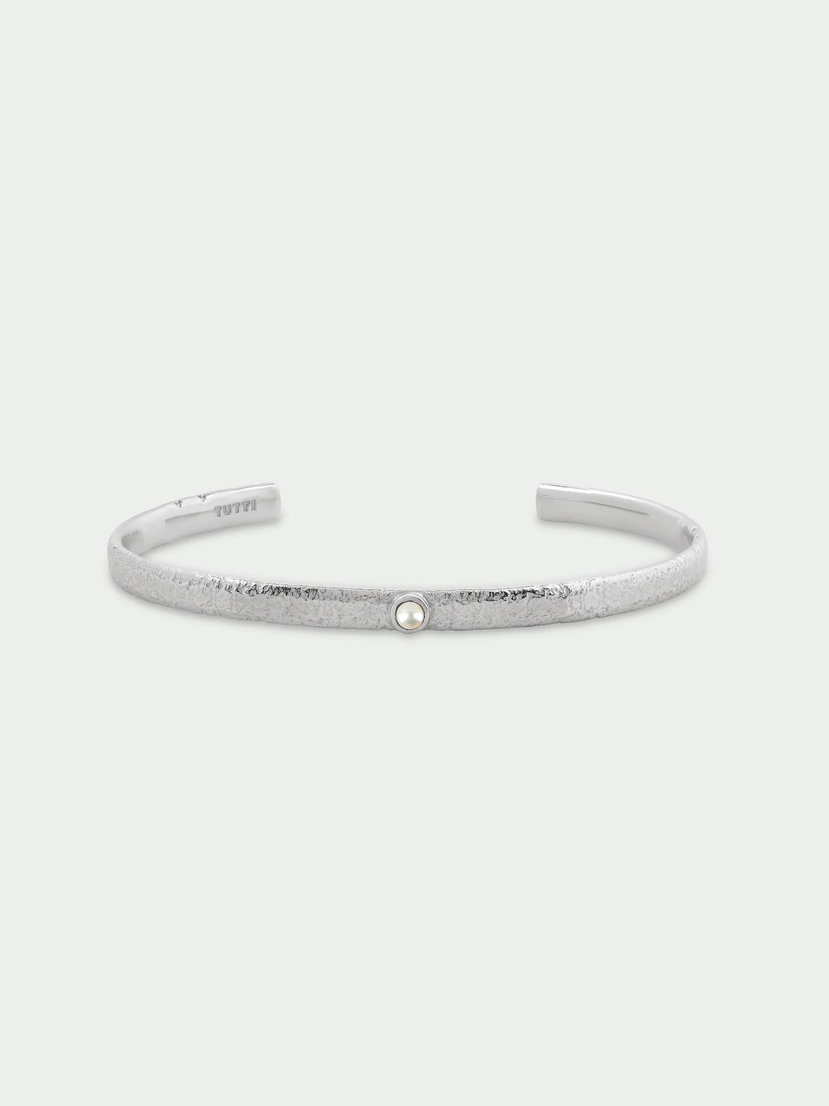 Birthstone Bangle - Freshwater Pearl