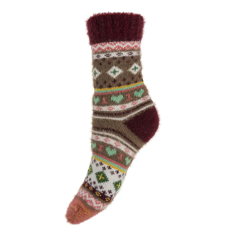 Ladies Multi Coloured Socks