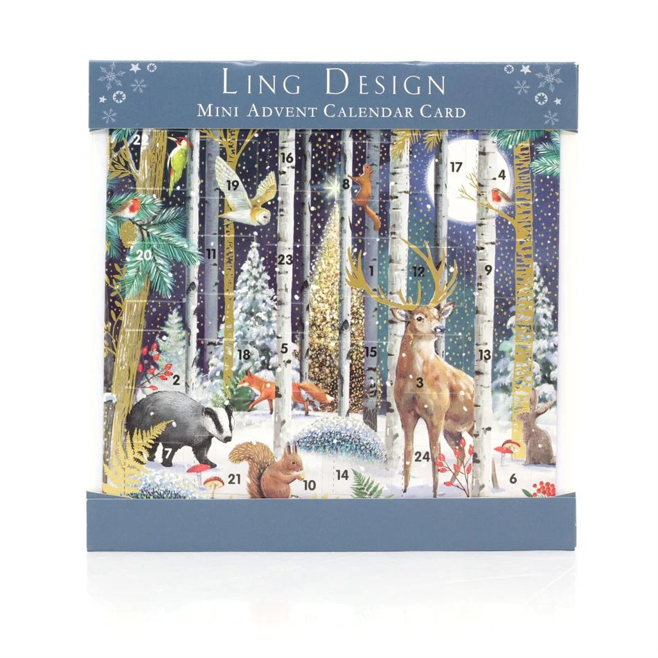 Ling Design Advent Card - Magical Forest