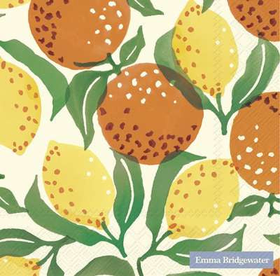 Lunch Napkins - Emma Bridgewater Oranges & Lemons