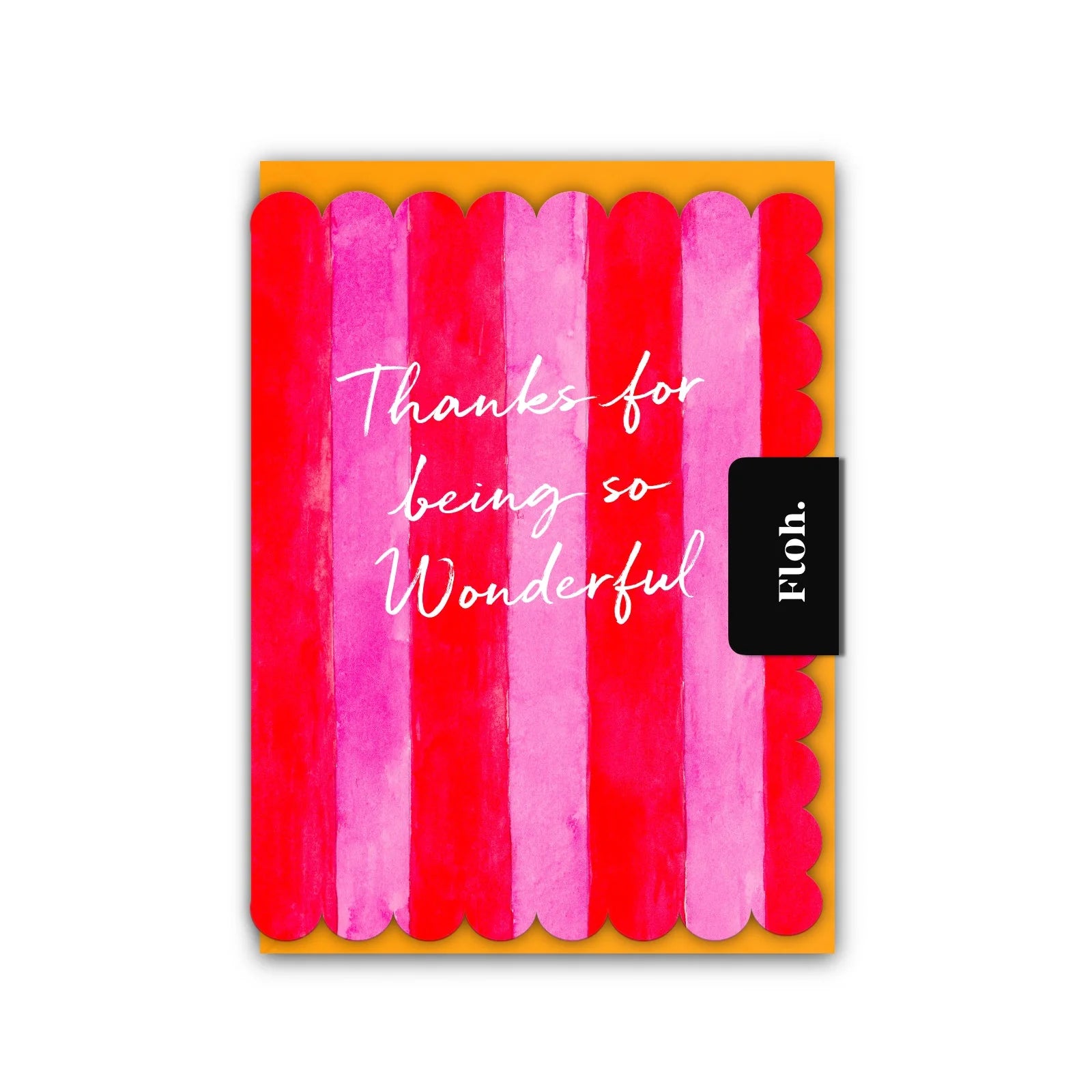 Thanks For Being So Wonderful (Watermelon Stripes) Card