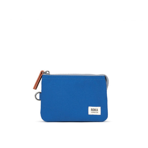 Carnaby Small Sustainable Canvas Purse - Galactic Blue