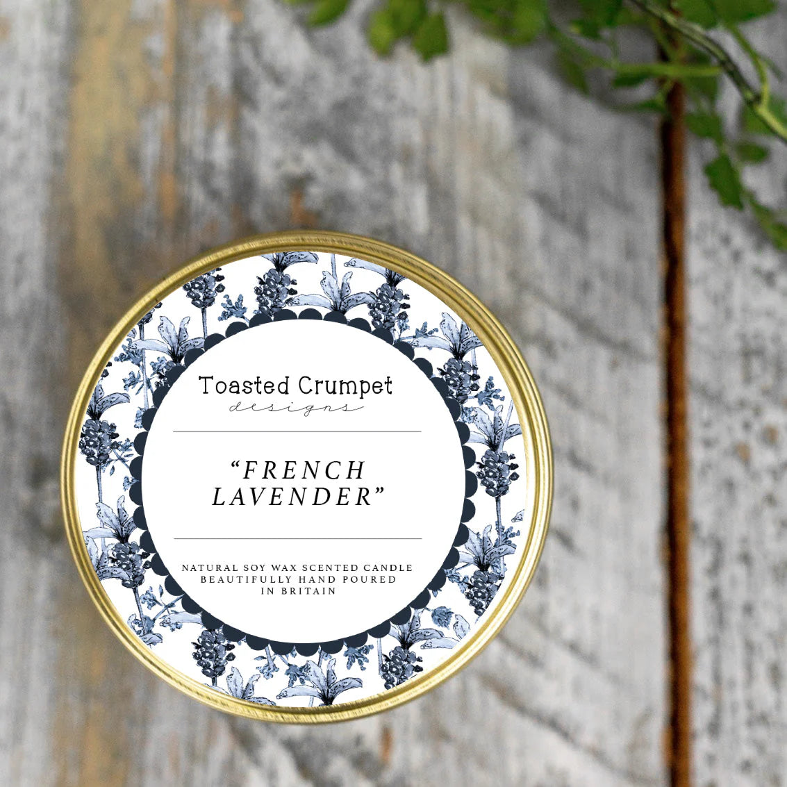 French Lavender Tin Candle