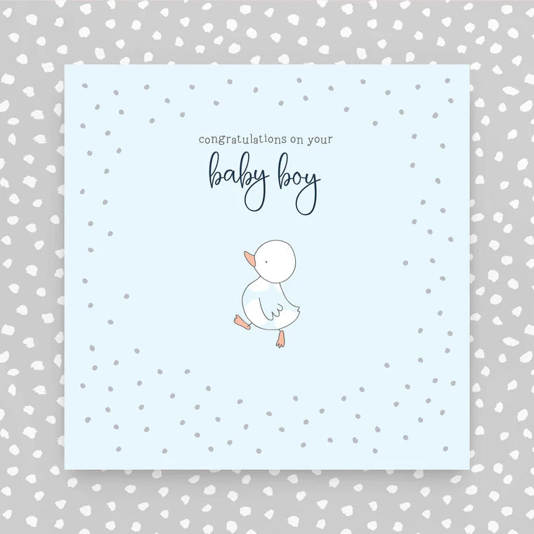 Congratulations on your Baby Boy greeting card
