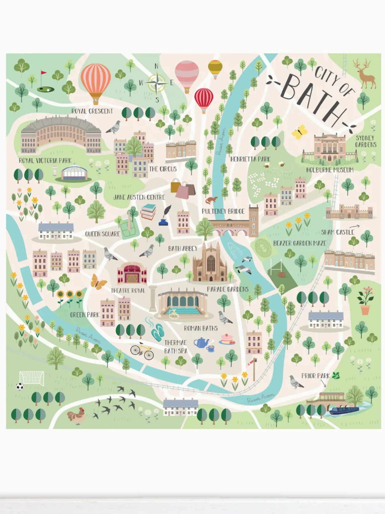Map of Bath