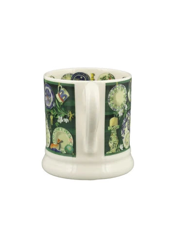 Emma Bridgewater Green Christmas Dresser   1/2 Pint Mug