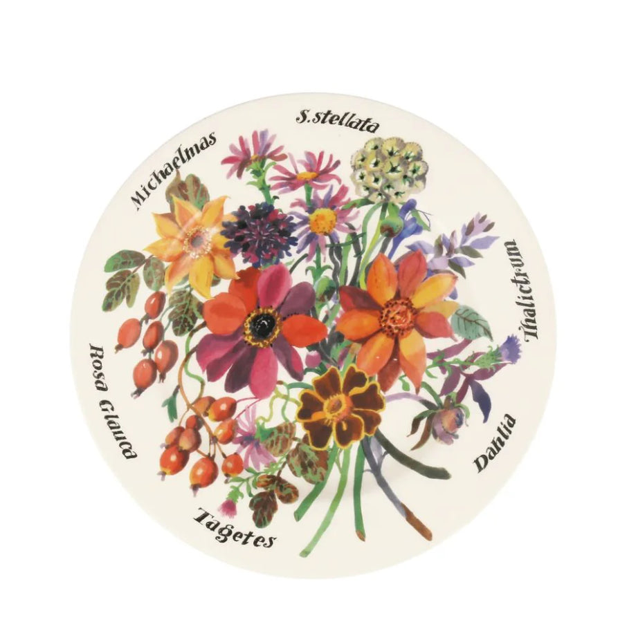 Emma Bridgewater Autumn Flowers 8 1/2 Inch Plate