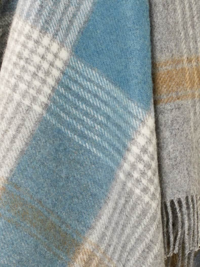 Bronte Classic Check/Teal Throw