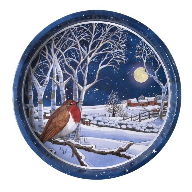 Winter Animal Robin Deep Well Tray