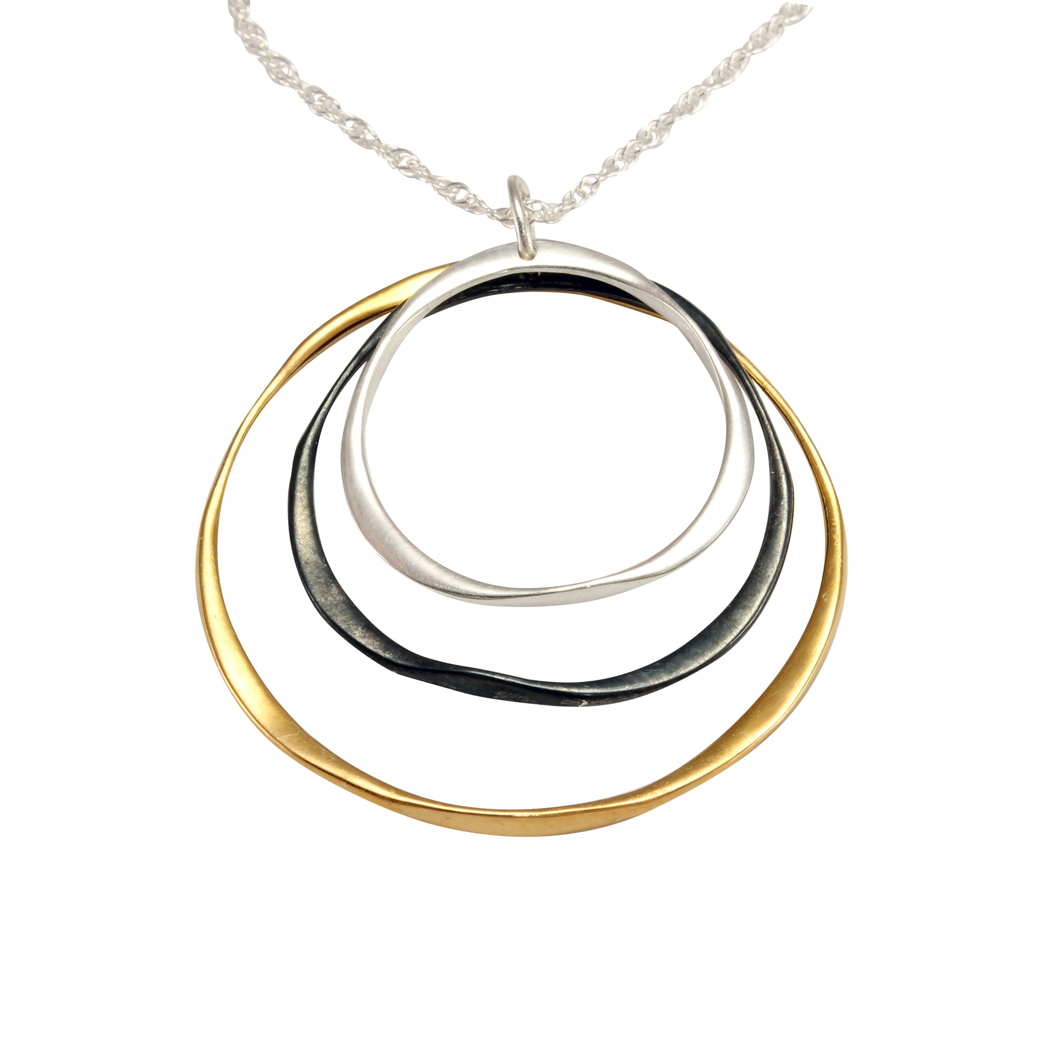 Circular Trio Necklace