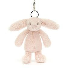 Bashful blush bunny bag charm
