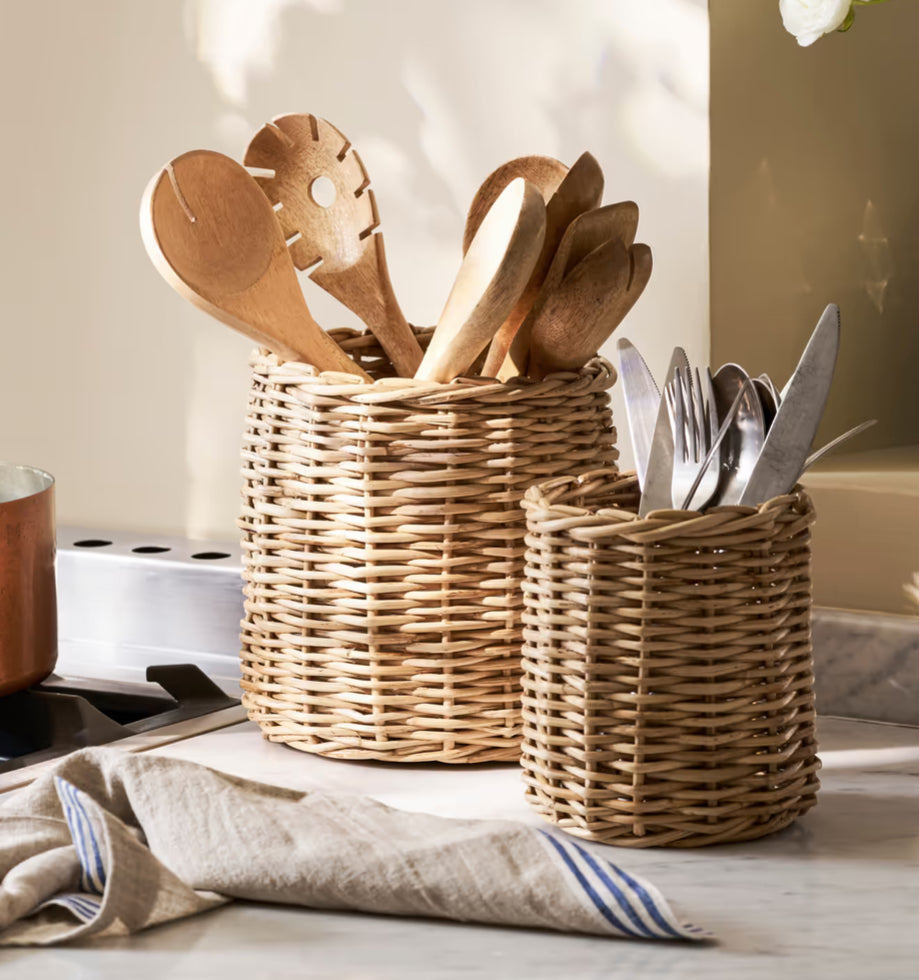 Preston Utensil Pot Small - Seagrass, Natural