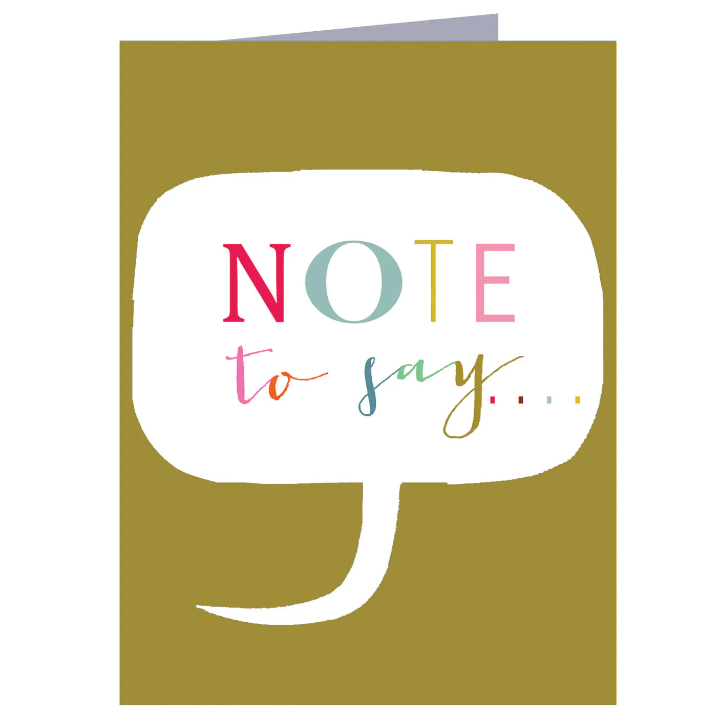 Note to say