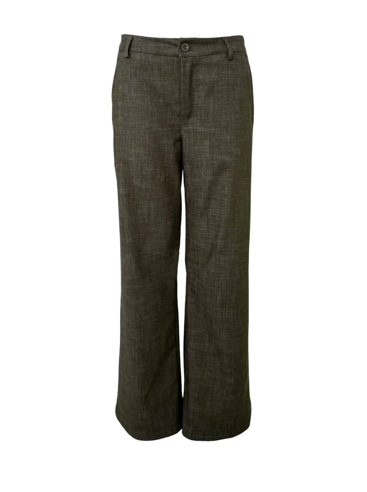 Army Green Box Trousers