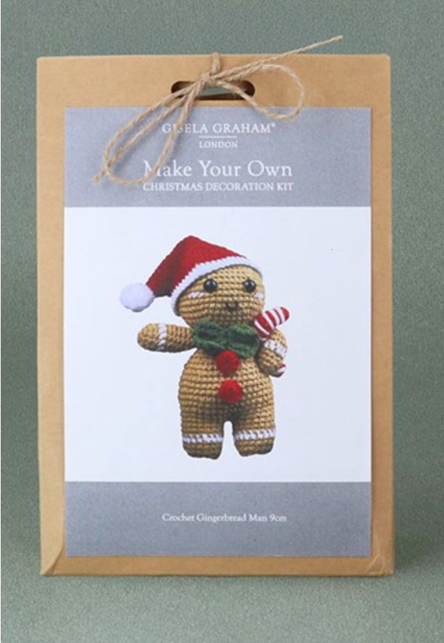 Make Your Own Crochet Gingerbread Man Kit