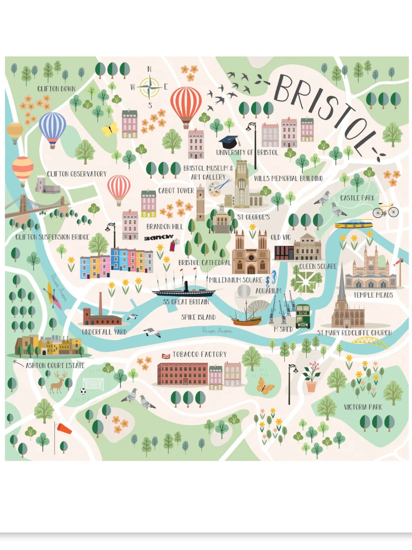 Map of Bristol