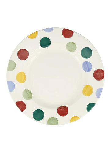 Emma Bridgewater Big Polka Dots Large Dinner - 10 1/2 Inch Plate