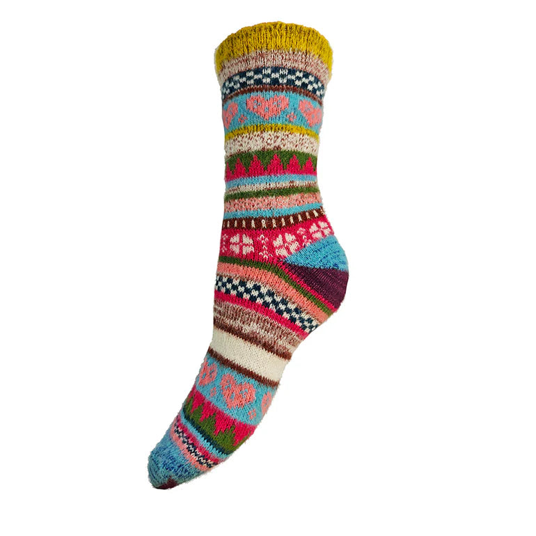 Ladies Multi Coloured Socks