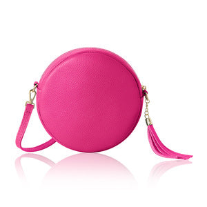 Leather Handbag - Round