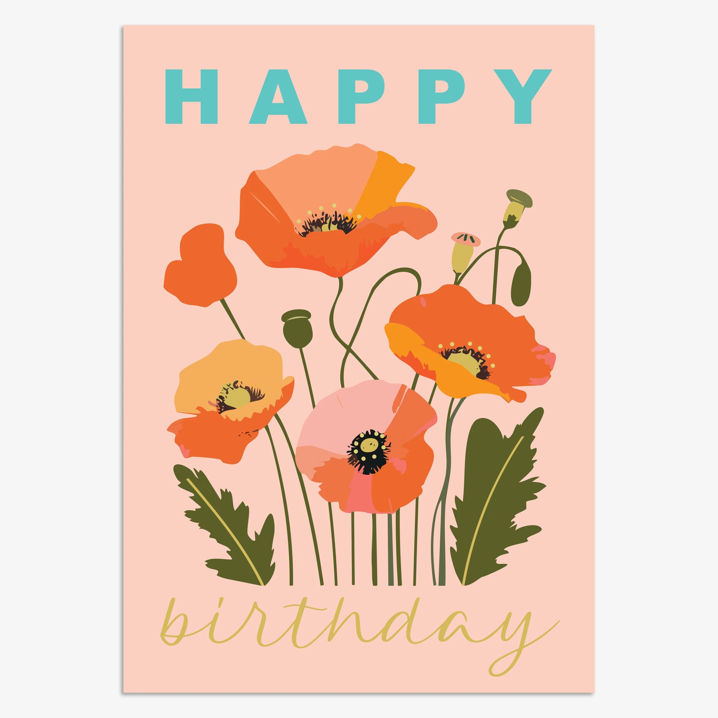 Happy Birthday Poppies