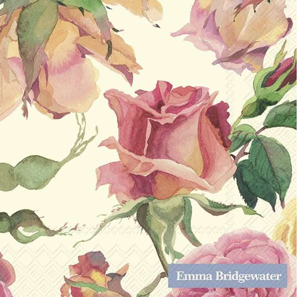 Cocktail Napkins - Emma Bridgewater Pink Roses