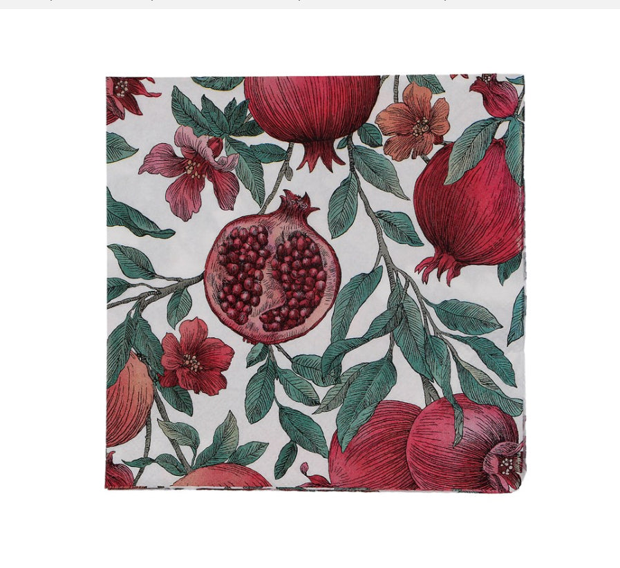 Pomegranate Paper Napkins
