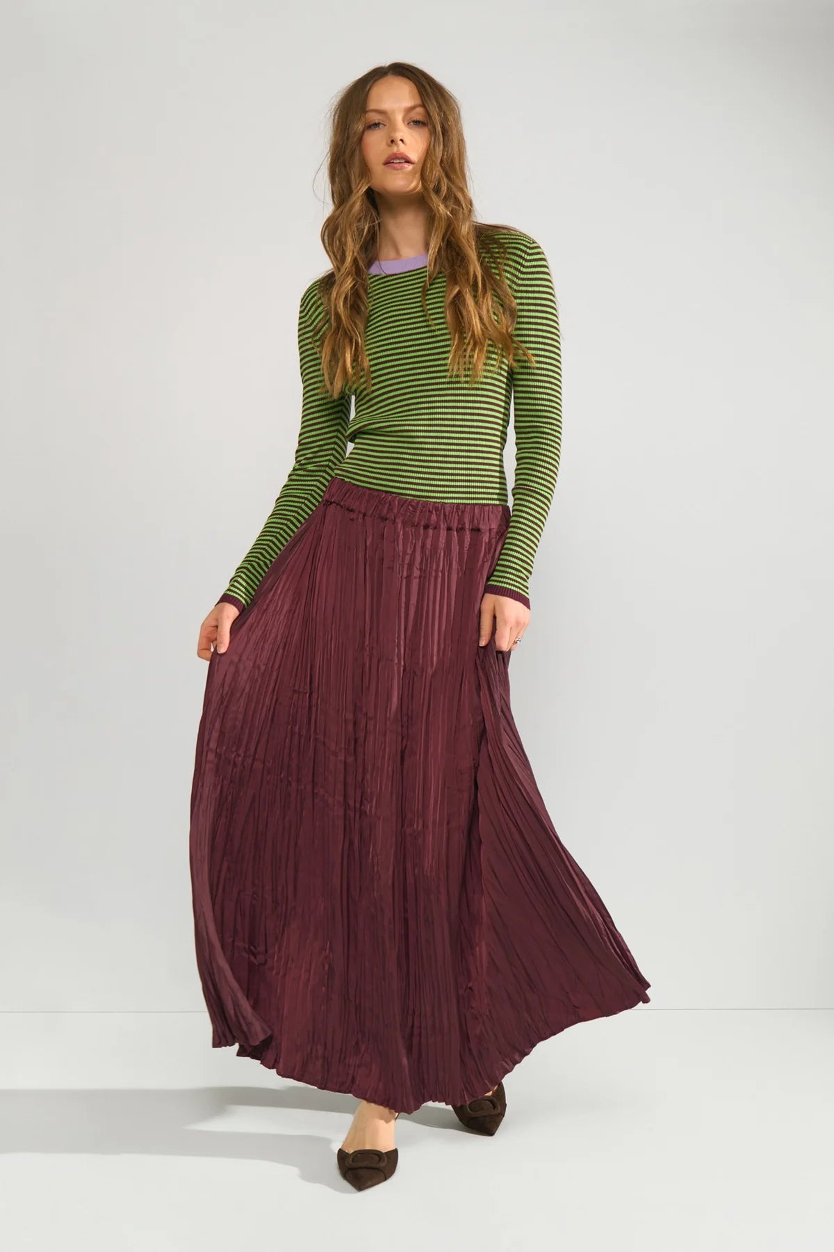 Nufea Skirt - Silver Mink