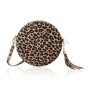 Leather Handbag - Round