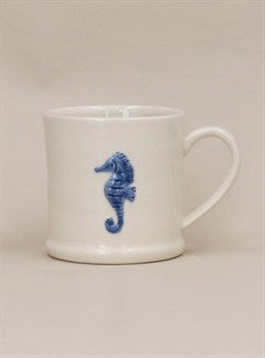 Stoneware Mug - Seahorse