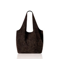 Suede Leather Handbag