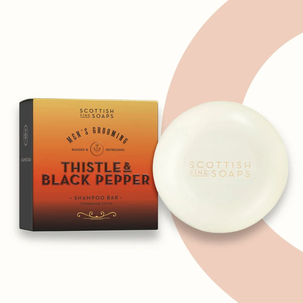 Thistle & Black Pepper Shampoo Bar Boxed