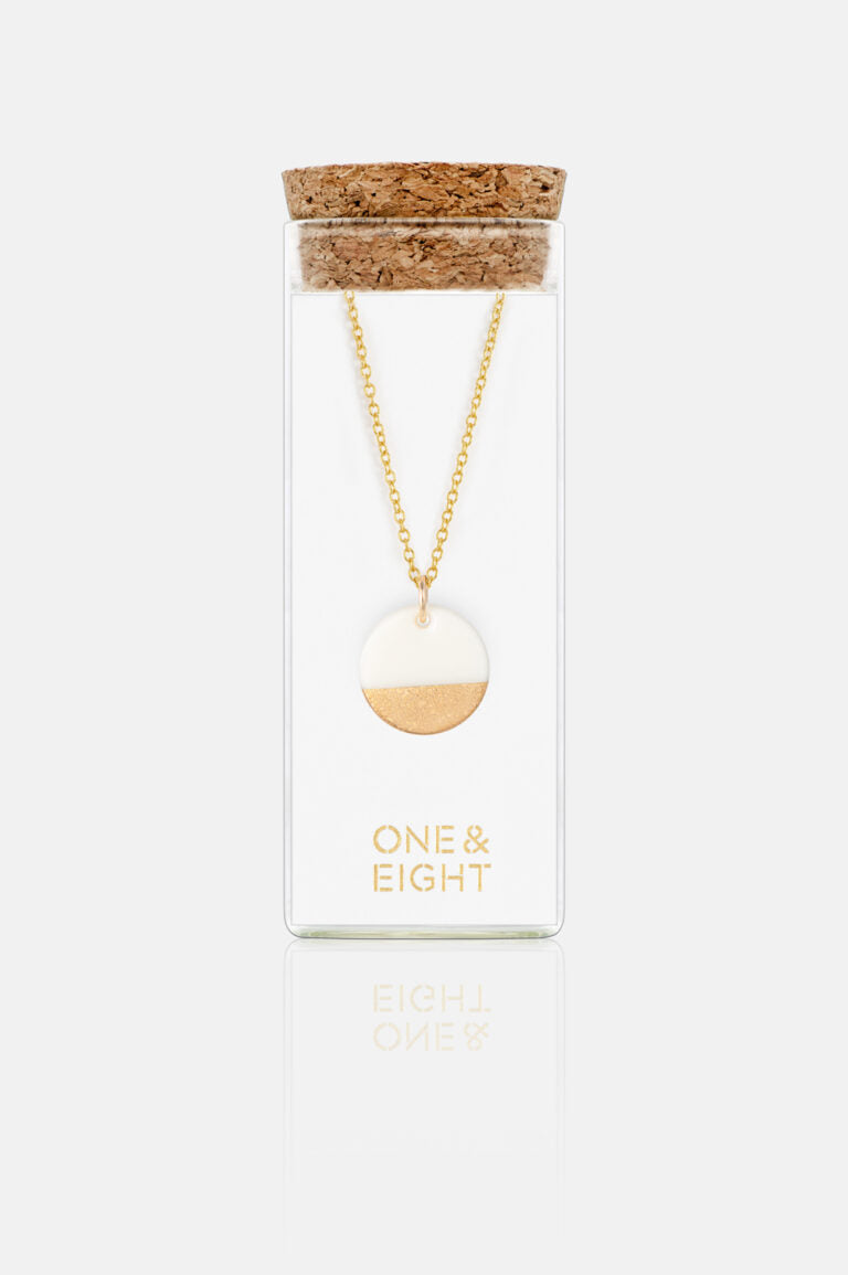 Matte Gold Dipped Necklace