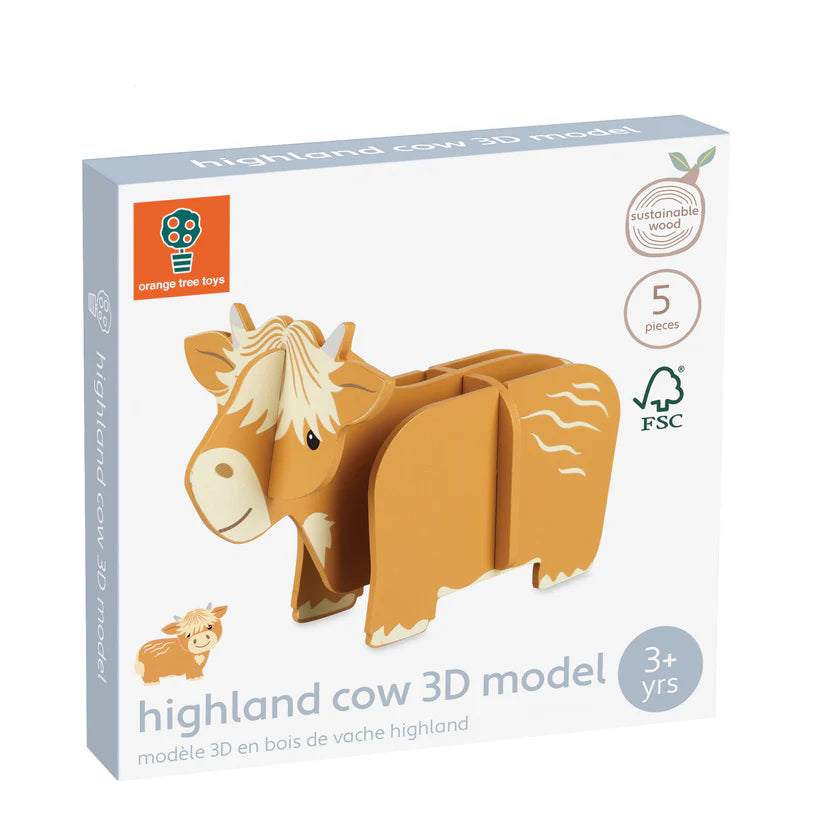 Highland Cow 3D Model