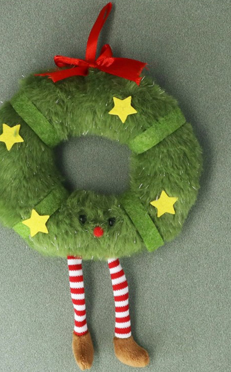 Fabric Wreath Man Decoration